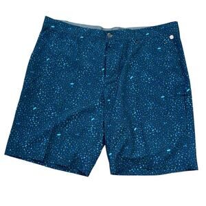 Adidas Golf Sports Shorts Blue Colorful Men’s 38 Casual Athletic Flag Preppy